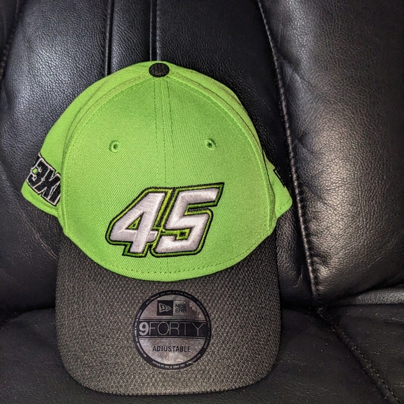Kurt Busch New Era Number 9FORTY Snapback Adjustable Hat - Green - Picture 3 of 7
